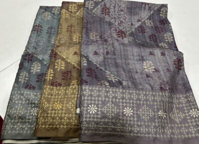 Soft Bengal Silk Sarees With Blouse (7)