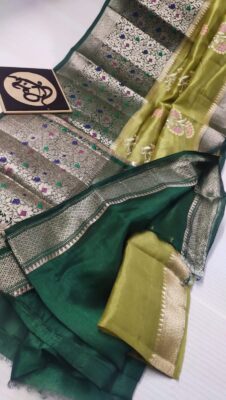 Chaniya Silk With Contrast Border (11)