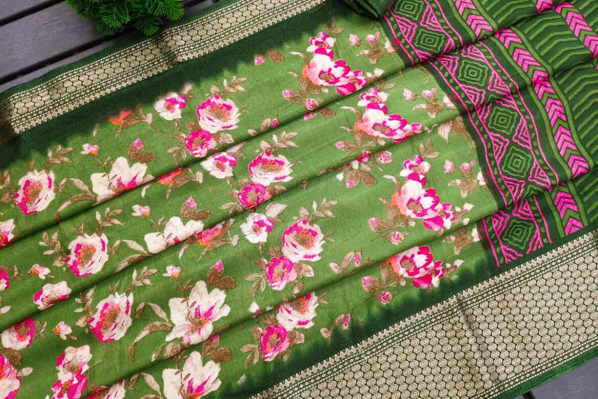 Dola Silk Floral Sarees (6)