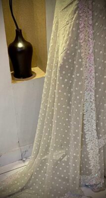 Georgette Sarees With Work With Blouse (6)