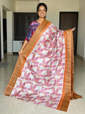 Latest Tussar Silk Printed Sarees (19)