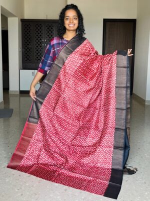 Latest Tussar Silk Printed Sarees (2)