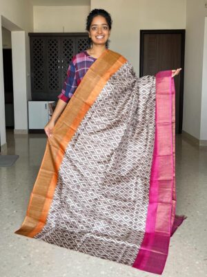 Latest Tussar Silk Printed Sarees (25)