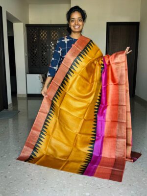 Latest Tussar Silk Printed Sarees (3)
