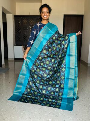 Latest Tussar Silk Printed Sarees (8)