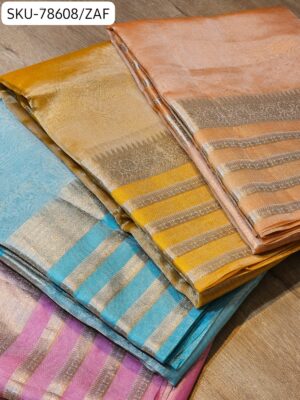 Pure Banaras Tissue Silk Sarees (1)