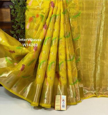Pure Kota Silk Meena Weaving With Blouse (24)
