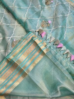 Pure Metallic Tissue Banaras Sarees (3)