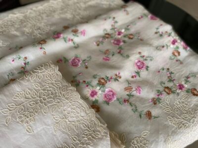 Pure Organza Silk With Pearl Work (13)