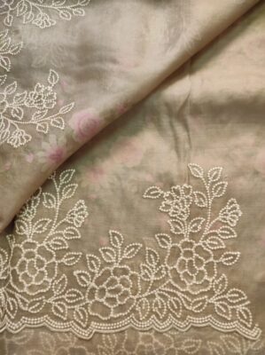 Pure Organza Silk With Pearl Work (28)