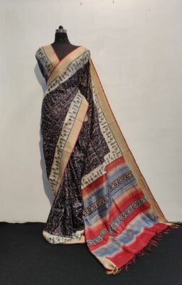 Pure Tussar Silk Sarees With Blouse (13)