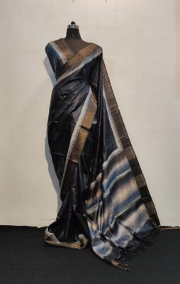 Pure Tussar Silk Sarees With Blouse (38)