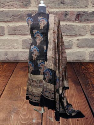 Ajrakh Hand Block Modal Silk Dresses (11)