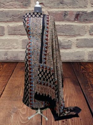 Ajrakh Hand Block Modal Silk Dresses (19)