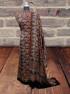 Ajrakh Hand Block Modal Silk Dresses (2)