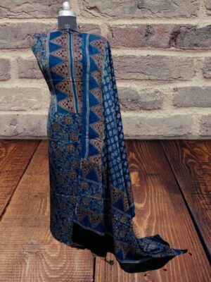 Ajrakh Hand Block Modal Silk Dresses (5)