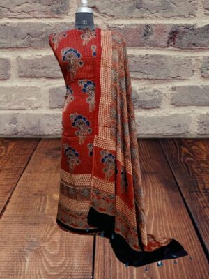 Ajrakh Hand Block Modal Silk Dresses (9)