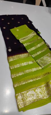 Beautiful Georgette Shaded Sarees (2)