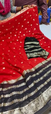 Beautiful Georgette Shaded Sarees (5)