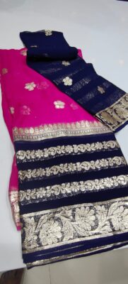 Beautiful Georgette Shaded Sarees (6)