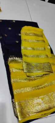Beautiful Georgette Shaded Sarees (7)