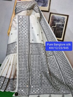Latest Banglore Silk With Blouse (16)