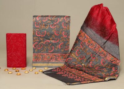 Pure Chanderi Silk Dress Materials Online (2)