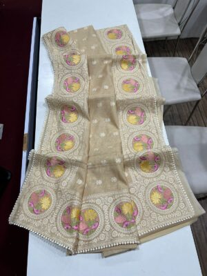 Pure Cotton Silk Handloom Sarees With Blouse (12)
