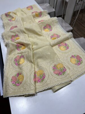 Pure Cotton Silk Handloom Sarees With Blouse (2)