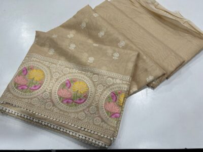 Pure Cotton Silk Handloom Sarees With Blouse (3)