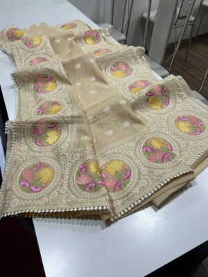 Pure Cotton Silk Handloom Sarees With Blouse (5)