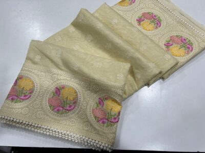 Pure Cotton Silk Handloom Sarees With Blouse (8)