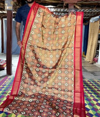 Pure Ikkath Tissue Sarees With Blouse (11)