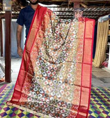 Pure Ikkath Tissue Sarees With Blouse (14)