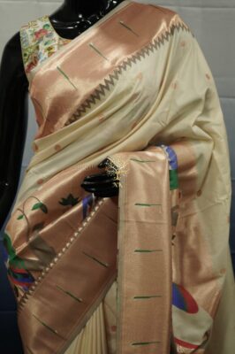 Beautiful Paithani Soft Silk Sarees (1)