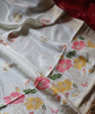 Munga Silk With Garden Pattern (6)