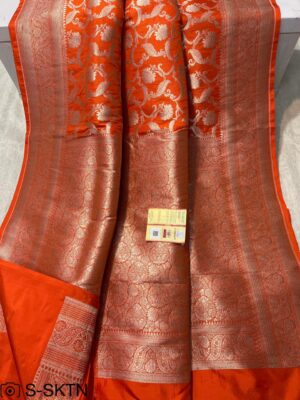 Pure Banarasi Handwoven Katan Silk Sarees (12)