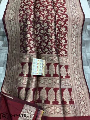Pure Banarasi Handwoven Katan Silk Sarees (17)
