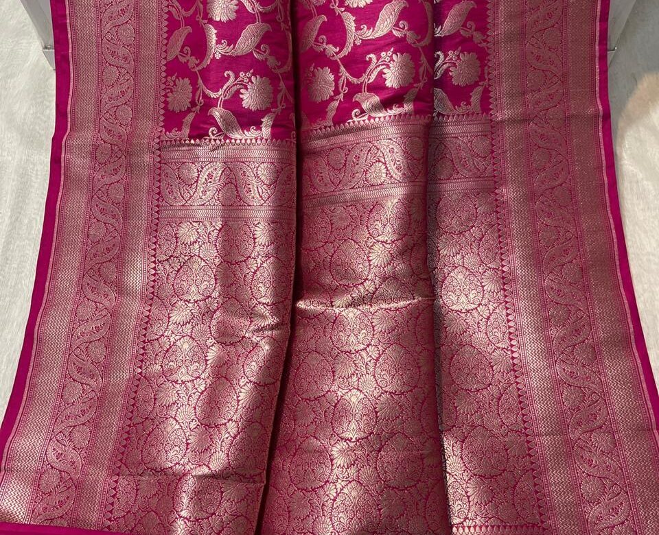 Pure Banarasi Handwoven Katan Silk Sarees (18)