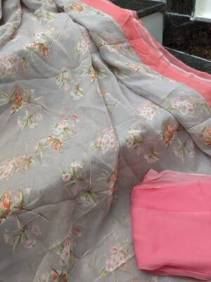 Pure Chiffon Sarees With Floral Rints (13)