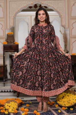 Pure Cotton Stitched Dresses Sets (12)