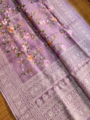 Pure Organza Silk With Jaal Work (6)