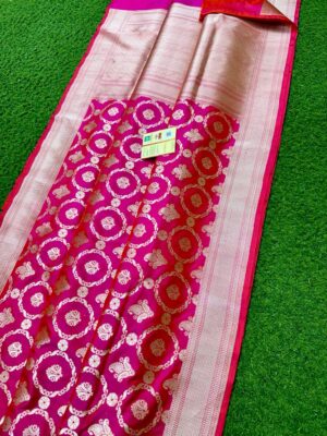 Banarasi Handloom Pure Katan Silk Weaving Sarees (1)