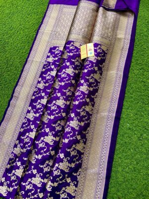 Banarasi Handloom Pure Katan Silk Weaving Sarees (38)
