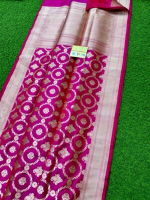 Banarasi Handloom Pure Katan Silk Weaving Sarees (4)