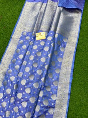 Banarasi Handloom Pure Katan Silk Weaving Sarees (40)