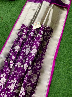 Banarasi Handloom Pure Katan Silk Weaving Sarees (45)