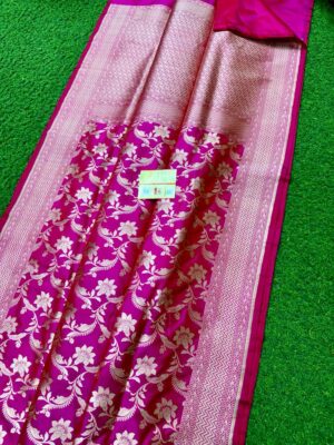 Banarasi Handloom Pure Katan Silk Weaving Sarees (6)