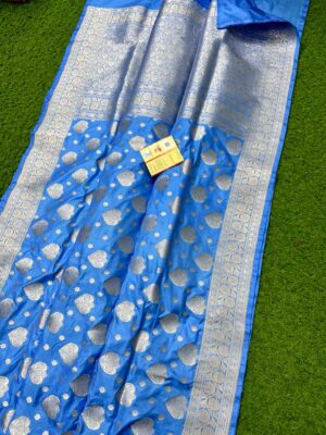 Banarasi Handloom Pure Katan Silk Weaving Sarees (7)