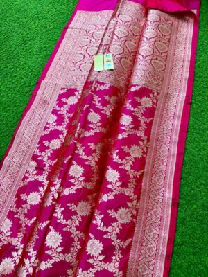 Banarasi Handloom Pure Katan Silk Weaving Sarees (8)